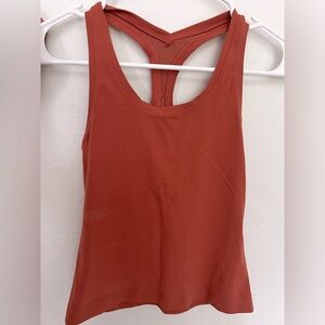 Cool Racerback Tank Top Nulu. Size 2. Color Rustic Coral.